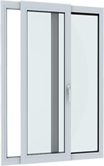 Раздвижные алюминиевые двери